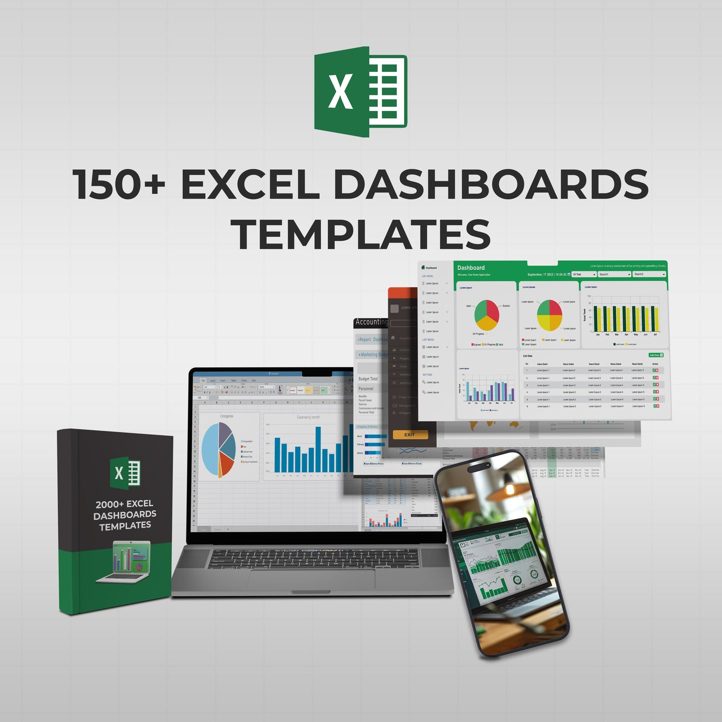 1500+ Excel Templates + All Free Bonuses